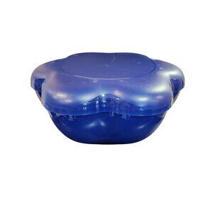 Tupperware Chip n Dip set navy blue